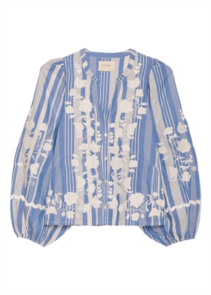 Juliane bluse Blue Stripes Sissel Edelbo 